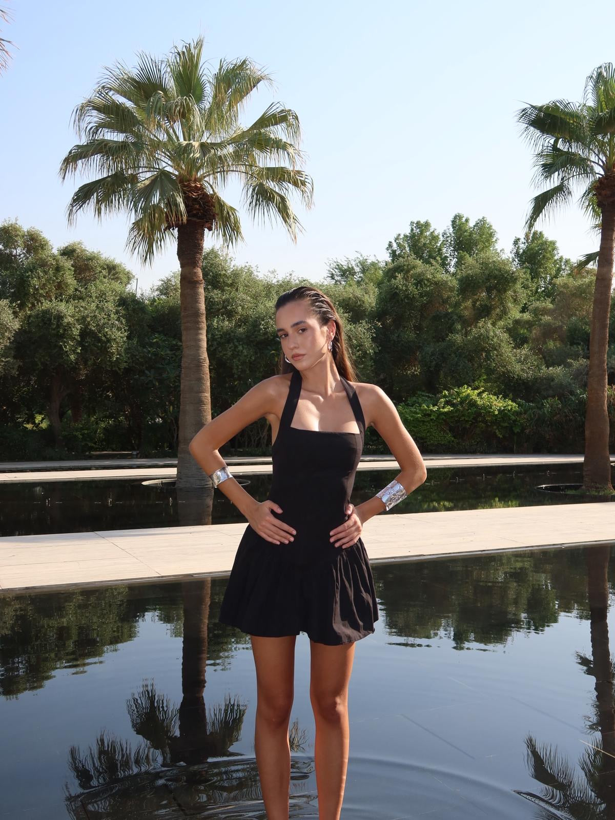 Black Annalise Mini Dress