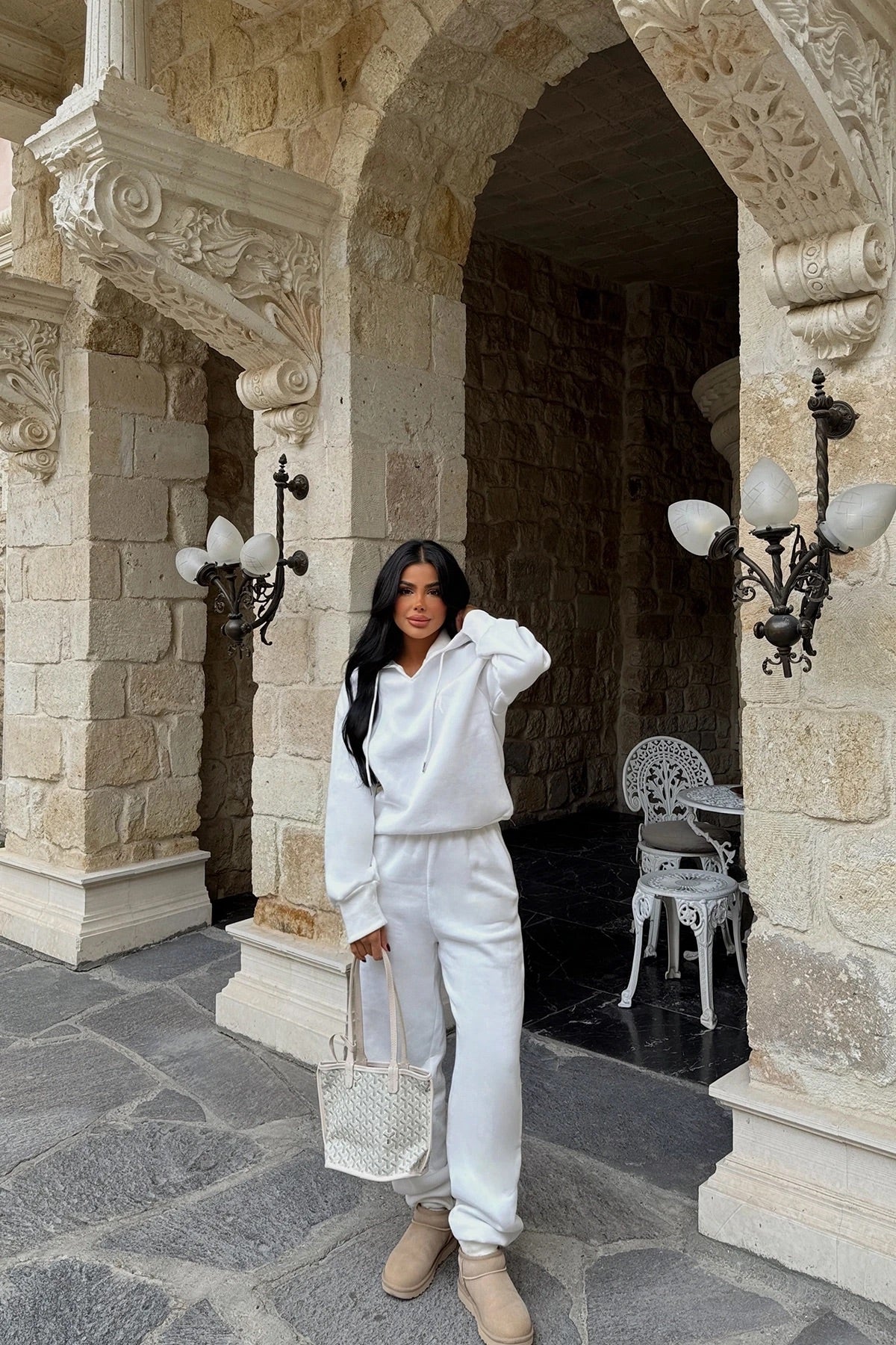 White Tracksuit Set