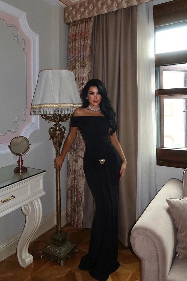 Black Allayia Long Dress