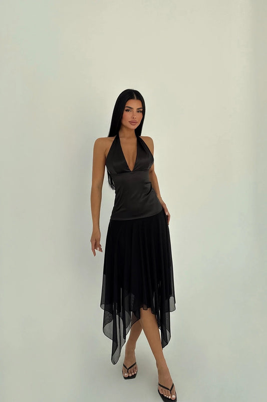 Black Tulle Dress