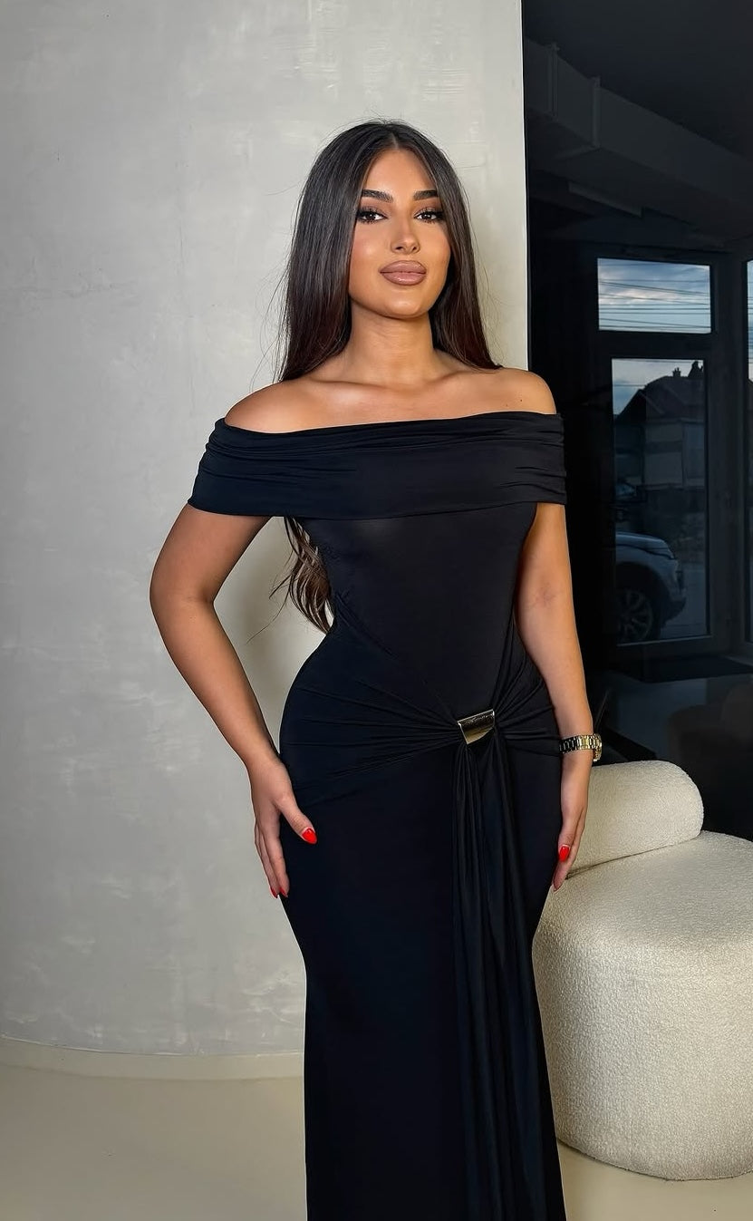 Black Allayia Long Dress