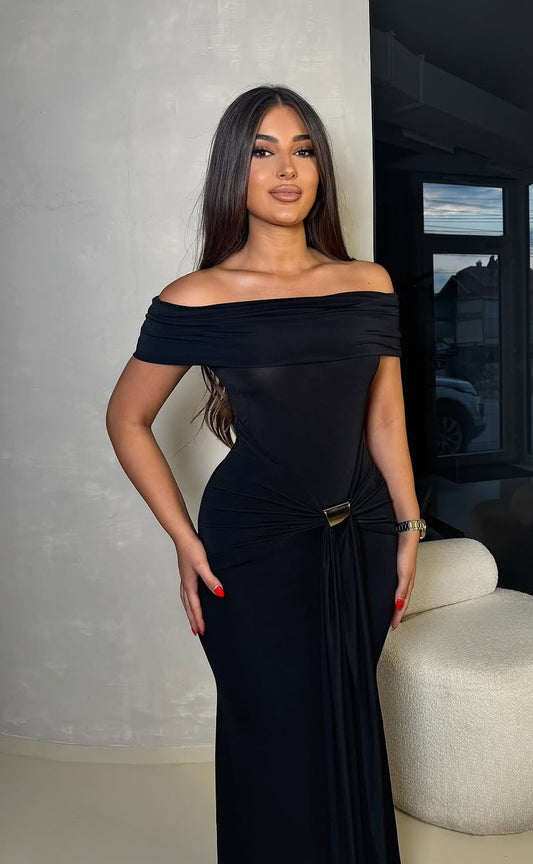 Black Allayia Long Dress