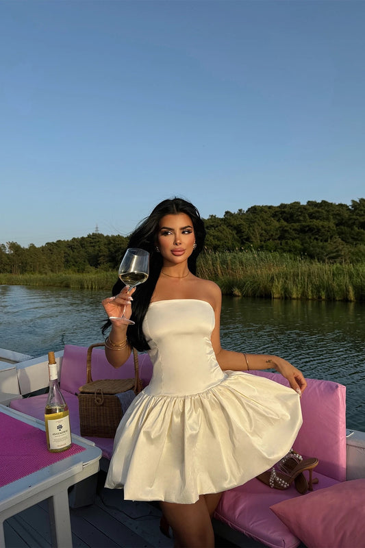 Madie Strapless Balloon Dress