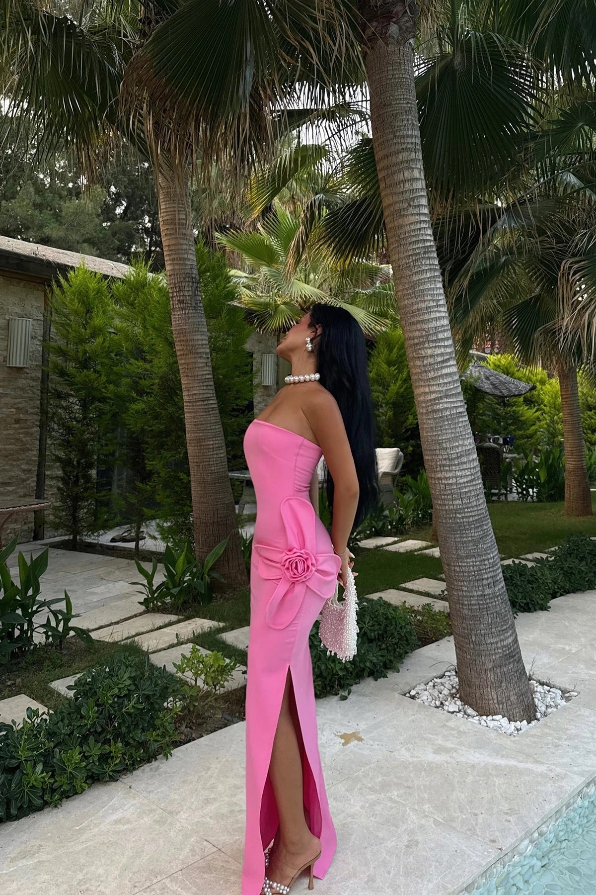 Pink Daysi Strapless Dress