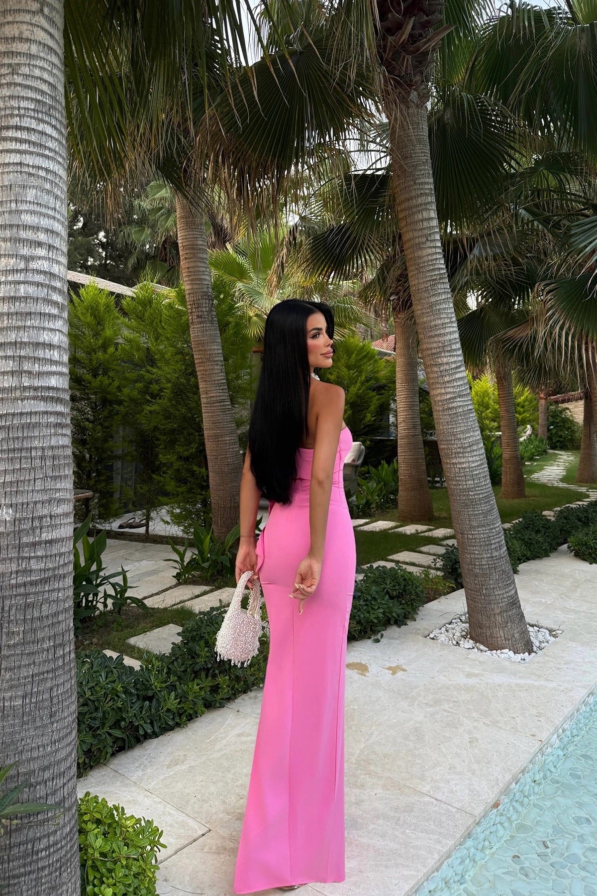 Pink Daysi Strapless Dress