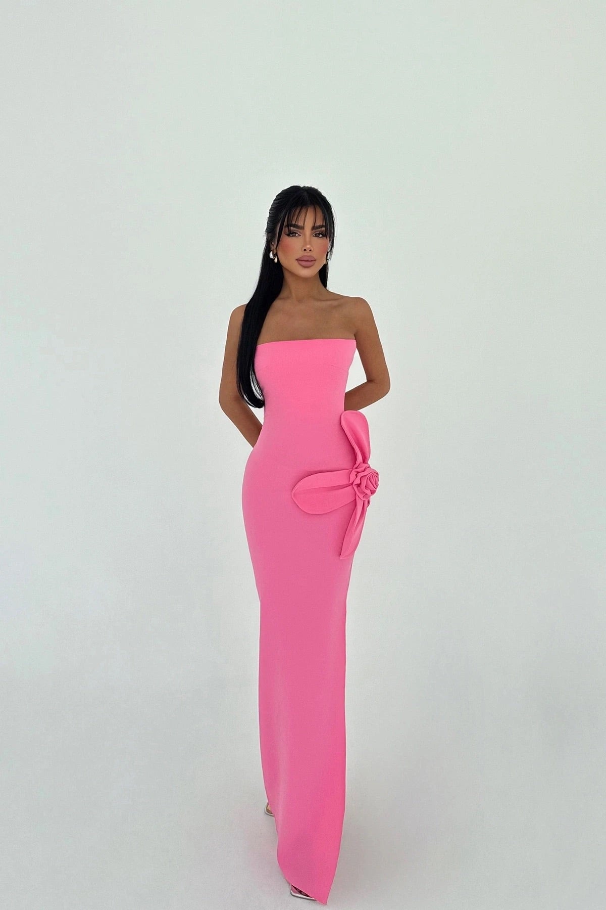 Pink Daysi Strapless Dress