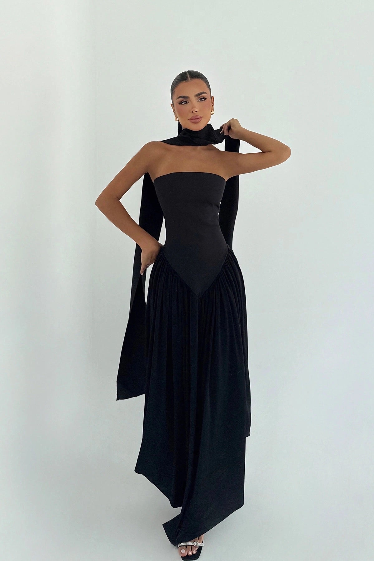 Black Sinatra Maxi Dress