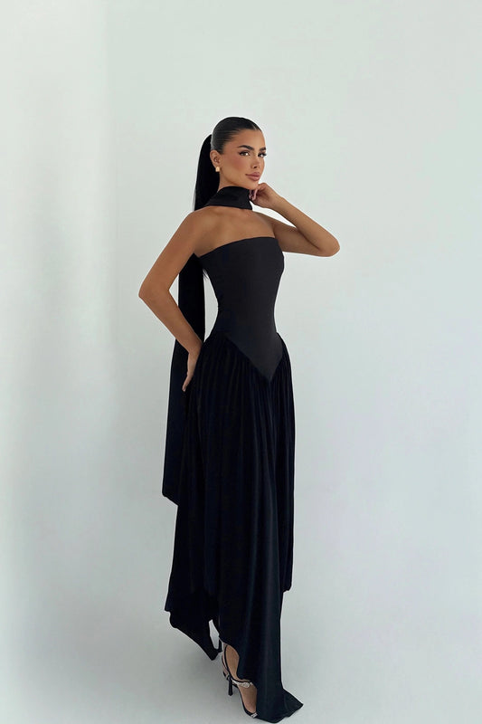 Black Sinatra Maxi Dress