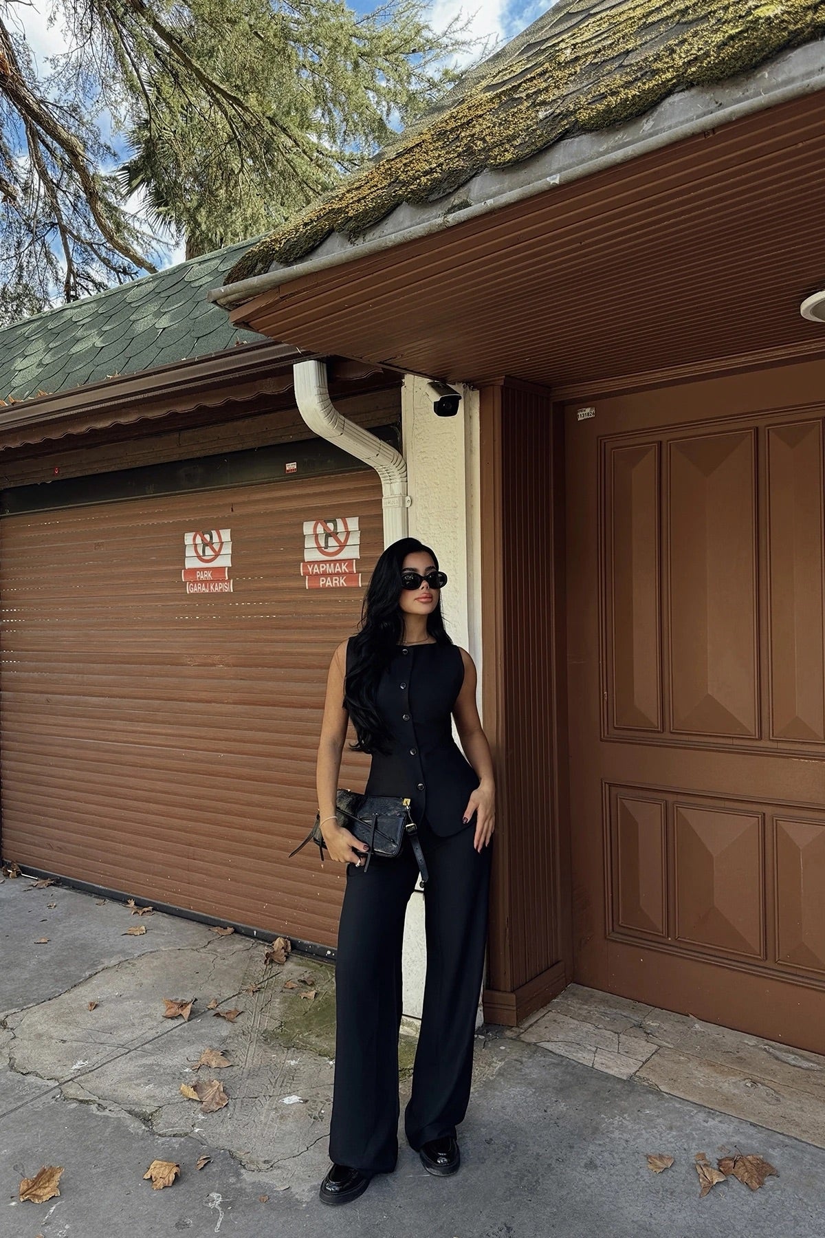 Black Trouser Suit