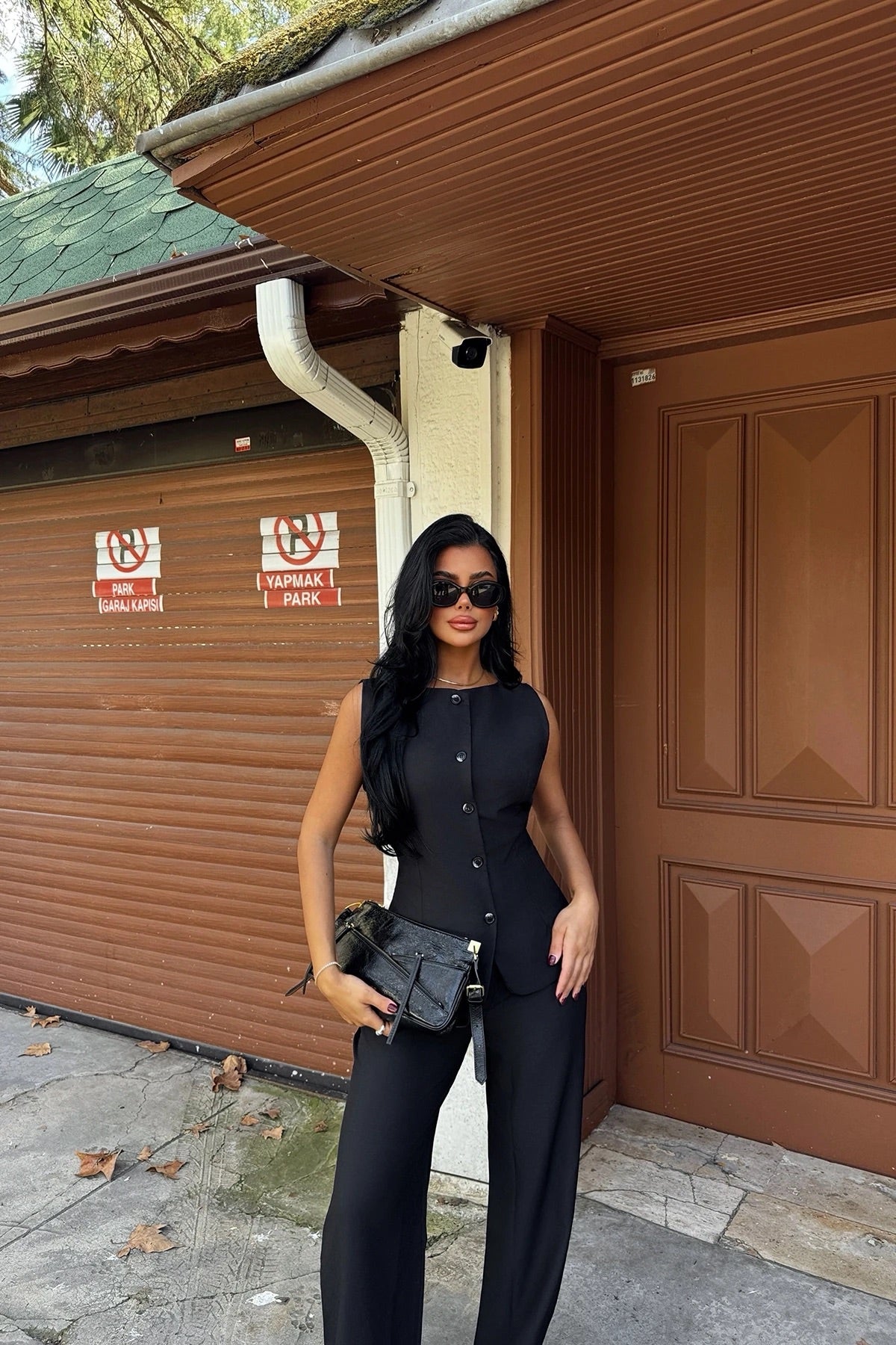 Black Trouser Suit