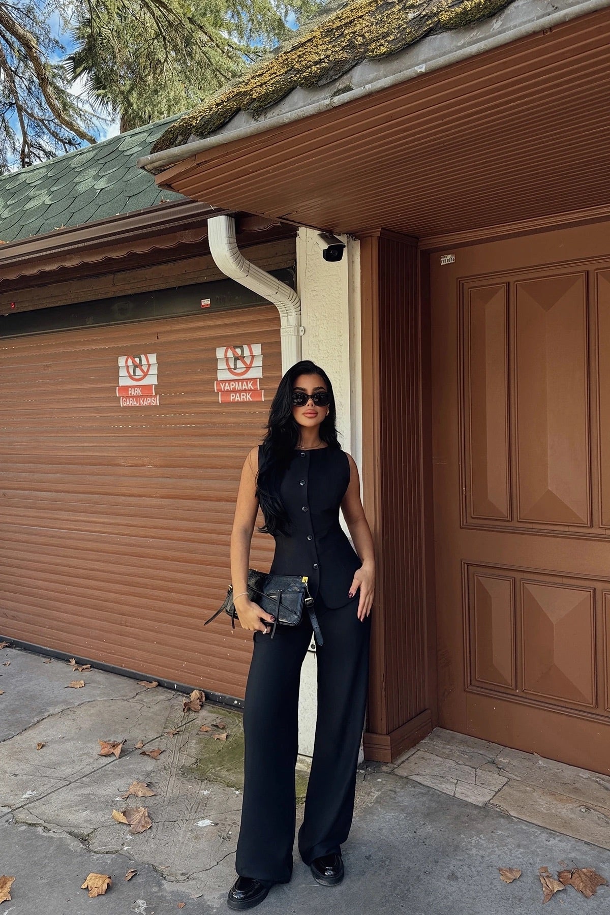 Black Trouser Suit